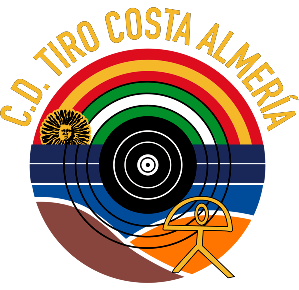 Logo del club de tiro olímpico Costa Almería en versión móvil