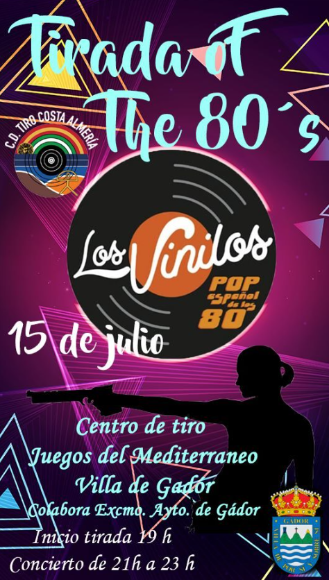 TIRADA OF THE 80´s LOS VINILOS DIA 15 DE JULIO 2023